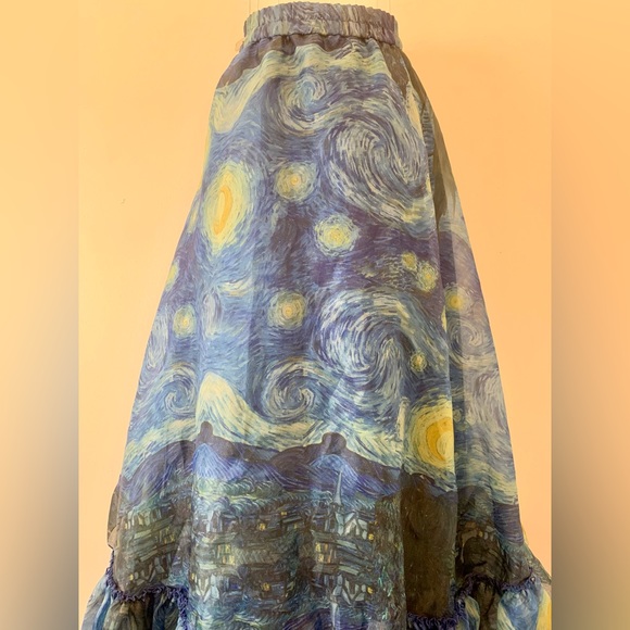 Selkie STARRY NIGHT Peony Skirt - Picture 5 of 7